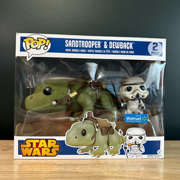 Funko Other - Funko Pop! Vinyl: Star Wars - Sandtrooper Dewback 2 Pack - Walmart exclusive